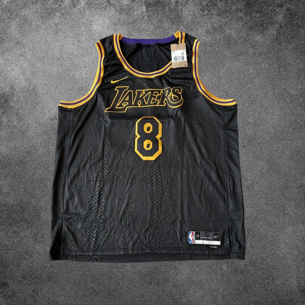 Kobe Bryant Black Mamba City Edition Nike Los Angeles Lakers Jersey 8/24 XXL